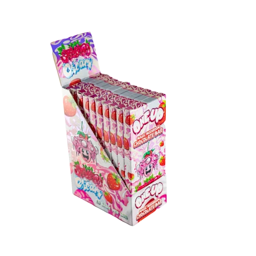 Strawberry and Cream Mushroom Chocolate Bar-10 Pack