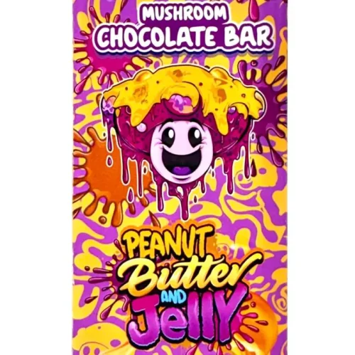 Peanut Butter & Jelly Functional Shroom Chocolate Bar