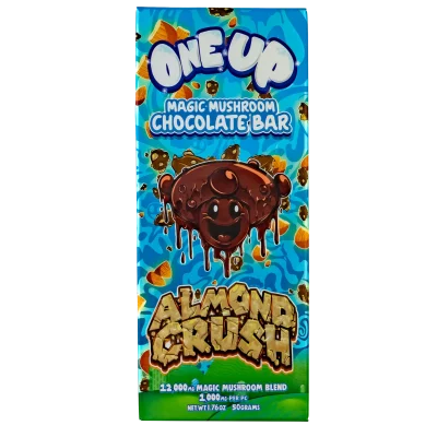 Almond Crush Mushroom Chocolate Bar