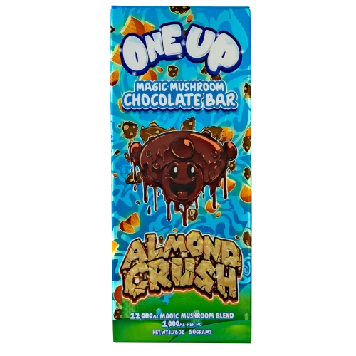 Almond Crush Mushroom Chocolate Bar