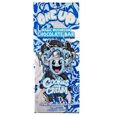 Cookies and Cream Mushroom Chocolate Bar