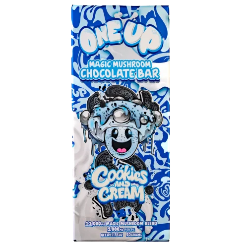 Cookies and Cream Mushroom Chocolate Bar