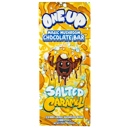 Salted Caramel Mushroom Chocolate Bar