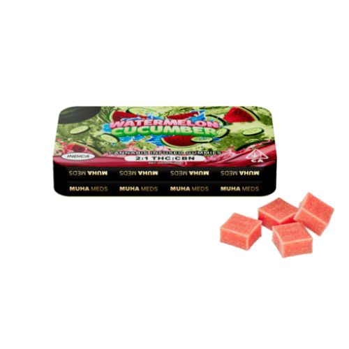 WATERMELON CUCUMBER INFUSED GUMMIES
