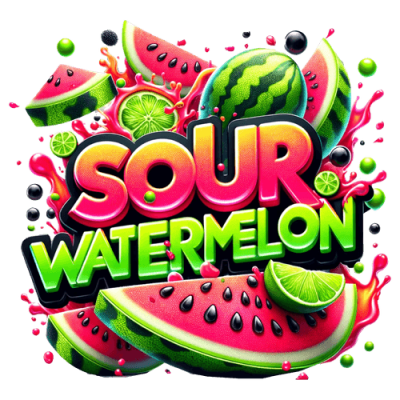 SOUR WATERMELON INFUSED GUMMIES