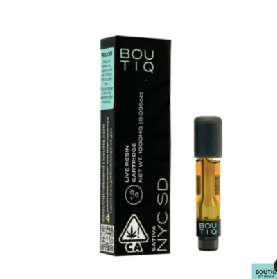Boutiq Carts NYC SD – Live Resin Cartridge 1-Gram (sativa)