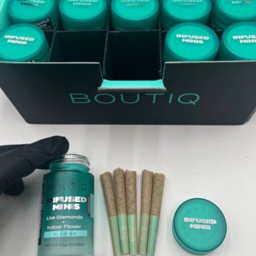 Boutiq Infused Minis Live Diamonds + Indoor Flower 5PK 0.5G – 2.5G